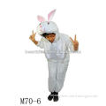 Free shipping Festival Gift Velutum Animal Rabbit Costume For Children